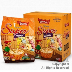 MERENGUE SUPERMINI SURTIDO 24 PAQ X 100 GR